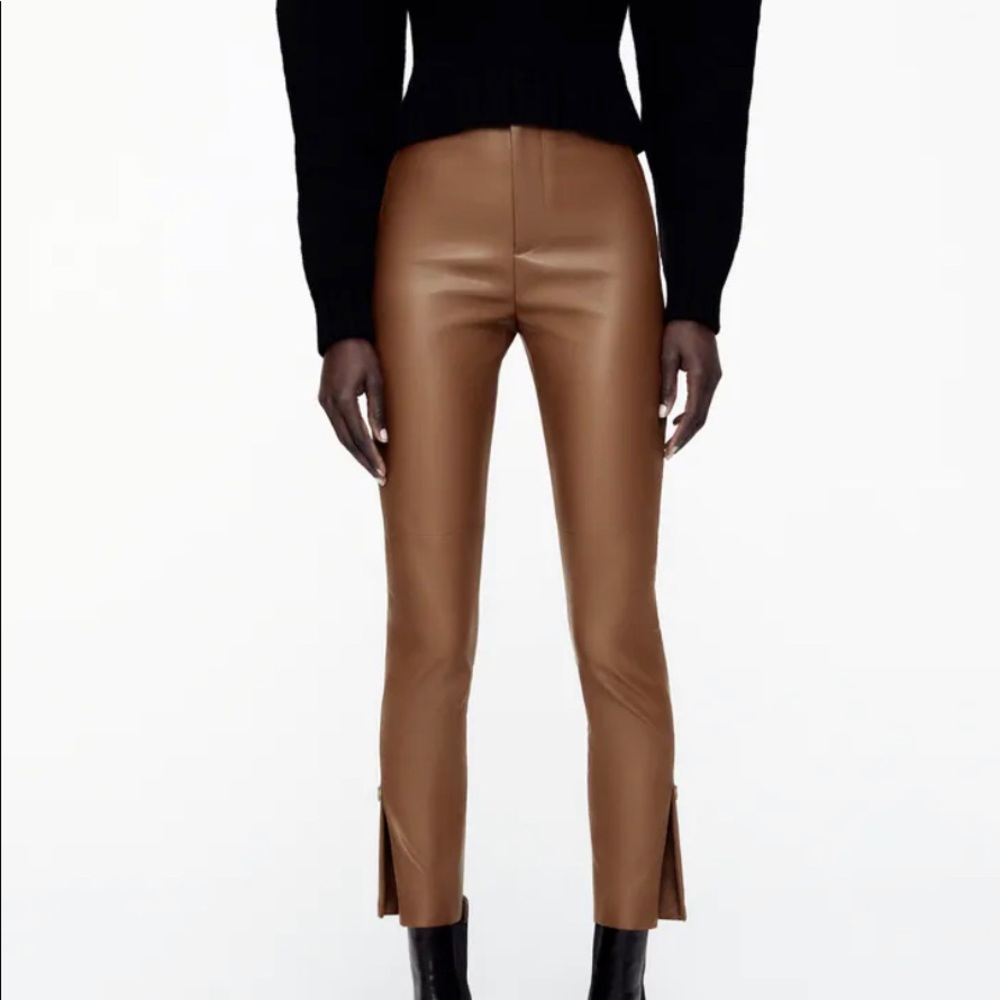 Zara Faux Leather Leggings